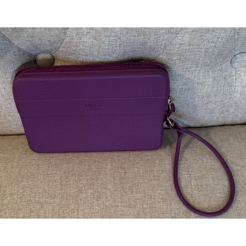 Arezzo Malu Brizza Purple Clutch Bag Wristlet